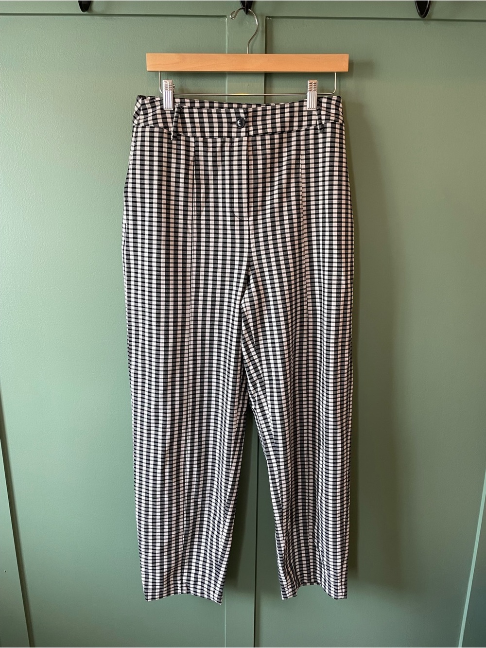 Black & White Gingham Women’s Pants
